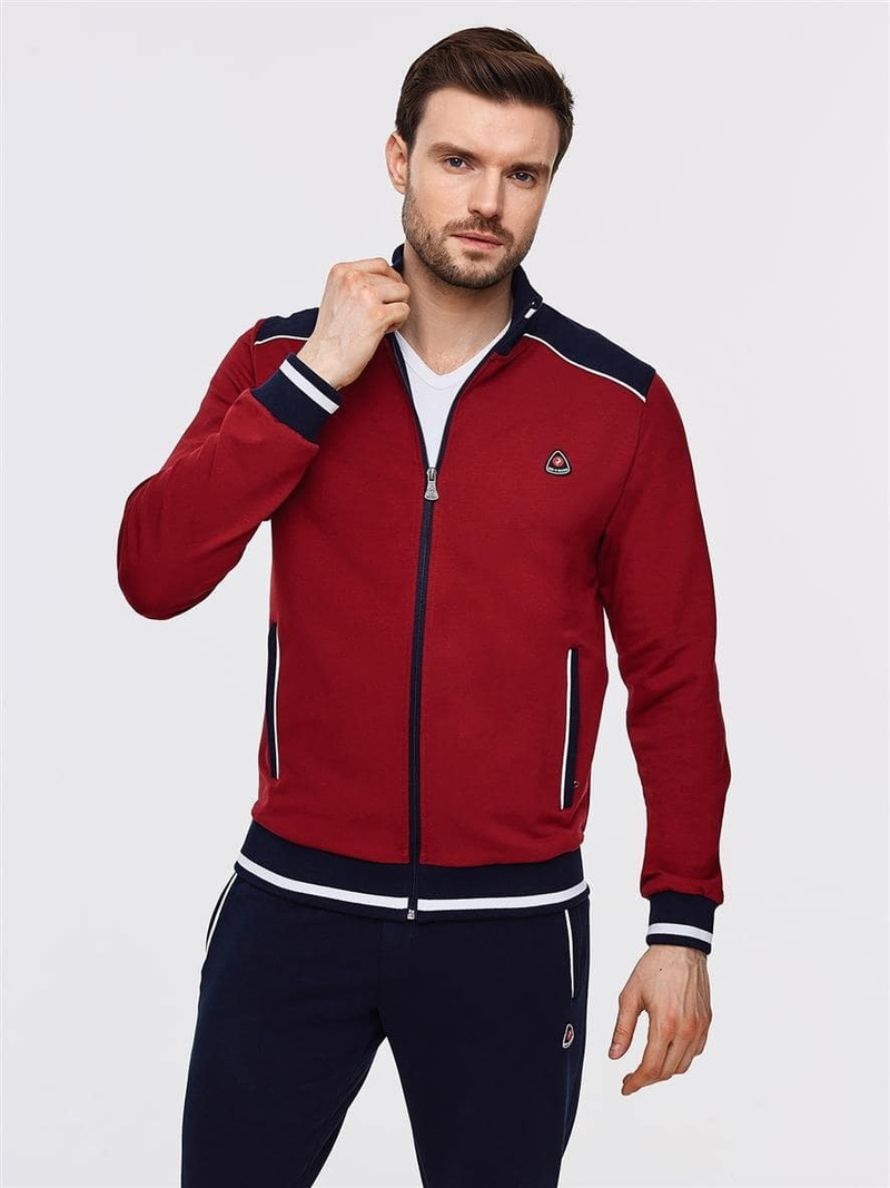 Спортивный костюм 11M-RR-1128 бордовый