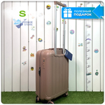 Маленький чемодан Mironpan-V, Пудровый, S (полипропилен)