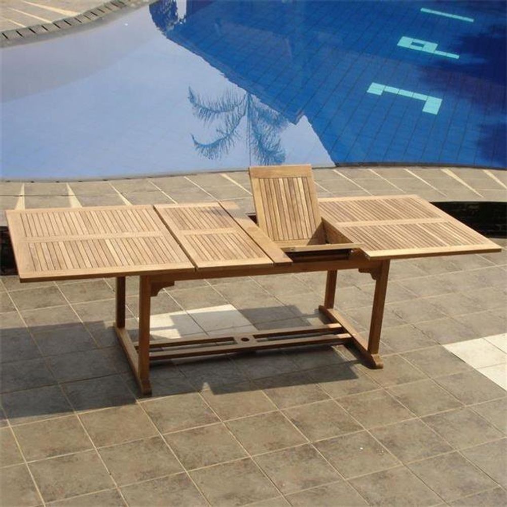 Neapel-Turin 10, комплект обеденной мебели натуральный, тик