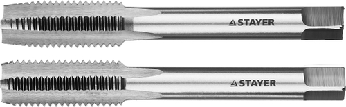 STAYER M12 х 1.75, 2 шт, комплект метчиков (28025-12-1.75-H2)