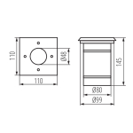 Грунтовый светильник KANLUX BERG DL-10L