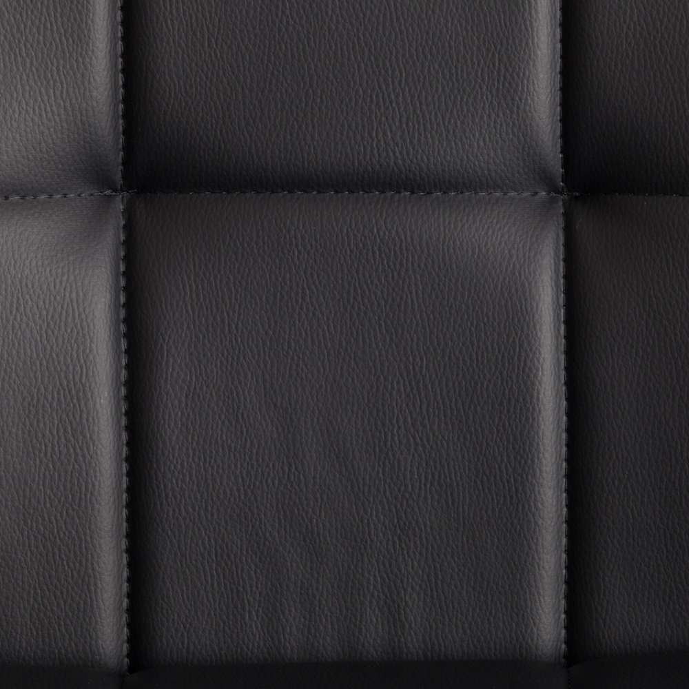 Полубарный стул  Medeo/Медео экокожа , черный, 42х56х102 см