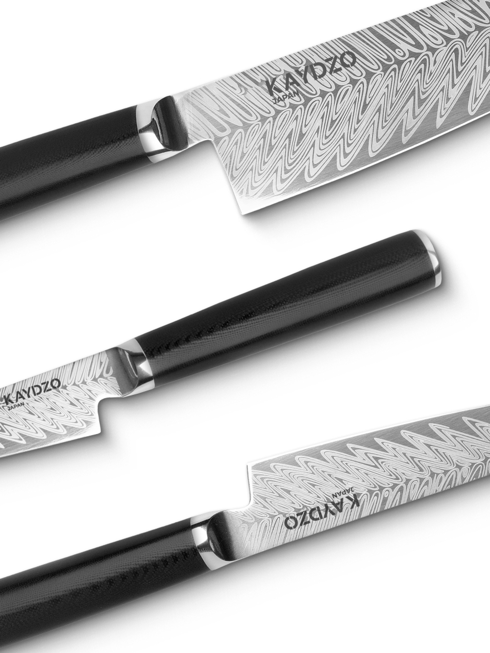 Набор ножей 3 в 1 KAYDZO MATSUE