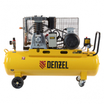 Компрессор воздушный, ременный привод BCI4000-T/100, 4.0 кВт, 100 литров, 690 л/мин Denzel
