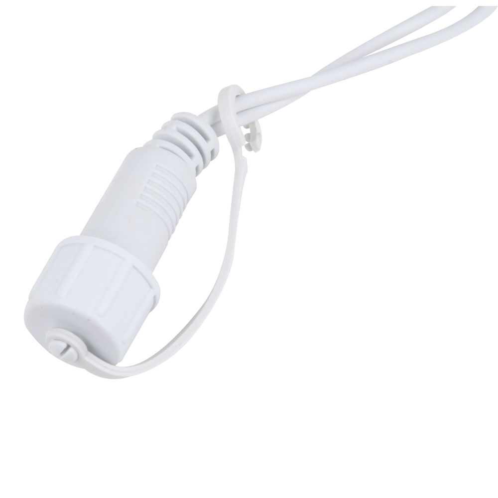 ULD-S1000-120-SWK WARM WHITE IP67 Гирлянда светодиодная со статическим свечением. 10м. Соединяемая.120 светодиодов. Теплый белый свет. Провод белый. ТМ Uniel