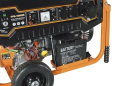 Генератор бензиновый CARVER PPG-10000Е (LT-192FВ, 8.0/8.3 кВт, 220В, бак 25л, эл.ст, медь) / бензогенератор / резервное питание