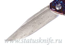 Нож Чебуркова Медведь Кастом Тимаскус Дамаскфотография - 2