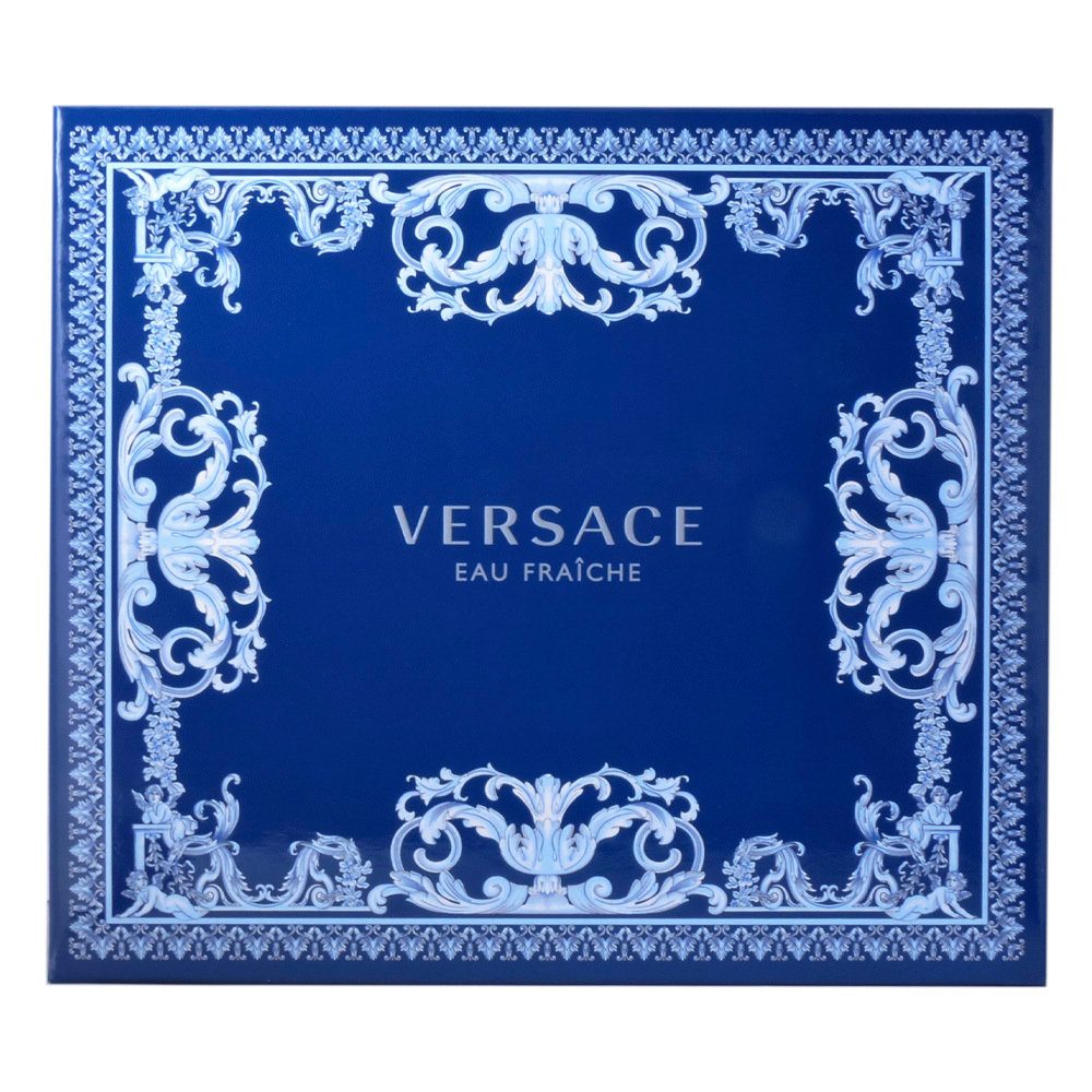 Versace Man Eau Fraiche set(edt 100+ perfumed sh/g 150 + edt travel 10) — шикарный подарочный набор для мужчин.
