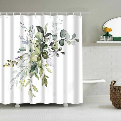 Штора для ванной комнаты и туалета тканевая занавеска для душа 180*200 см