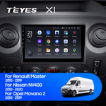 Teyes X1 10,2"для Renault Master, Nissan NV 400  2010-2020