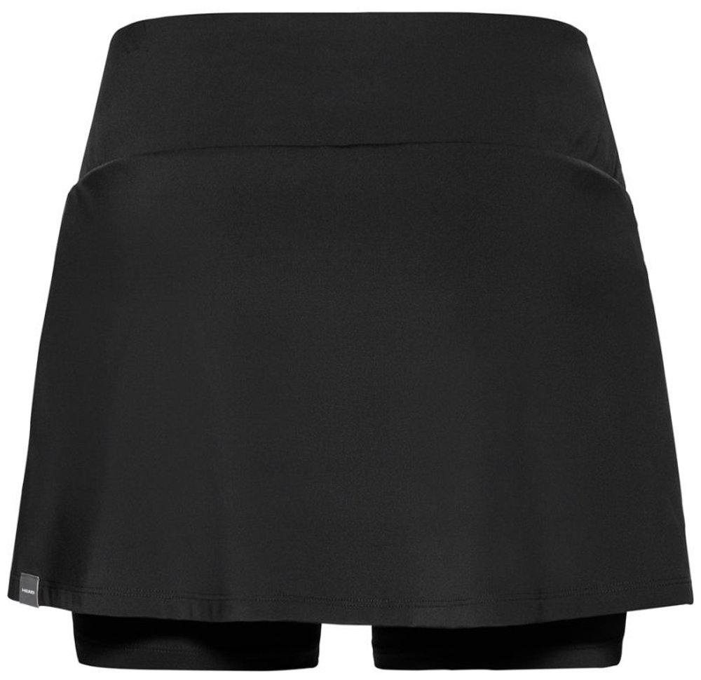 Детская теннисная юбка Head Club Basic Skort - black