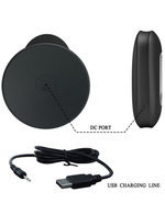 Черная анальная вибропробка Mr.Play с пультом - 11 см. (Цвет: черный)