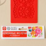 Коврик для айсинга Доляна «Цветочное кружево», 40×8 см, цвет МИКС