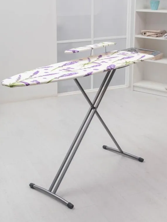 Доска гладильная Nika «Ника 3», 122,5×34,5 см, два положения высоты 70,85 см, цвет микс