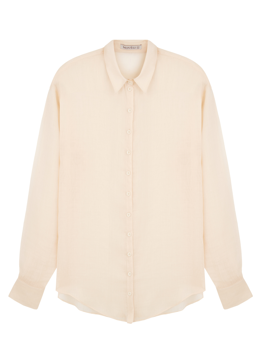 Рубашка SHADE молочного цвета