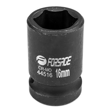 Головка ударная 16мм (6гр.), 1/2'' Forsage F-44516