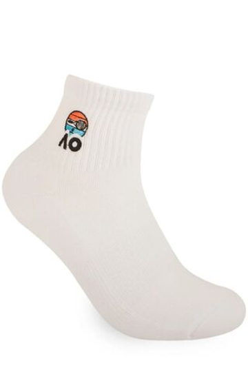 Теннисные носки Australian Open Sunset Racket Quarter 2P - белый