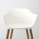Стул с подлокотниками - GRÖNSTA / GRОNSTA IKEA/ ГРОНСТА ИКЕА,  белый