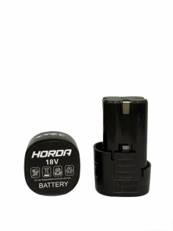 HORDA Дрель-шуруповерт, 18 В, 50 Нм, 2 АКБ