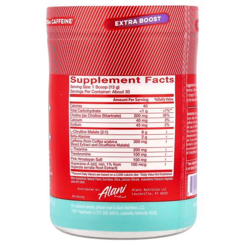 Alani Nu, Pre-Workout+, вишневый вкус, 401 г (14,1 унции)