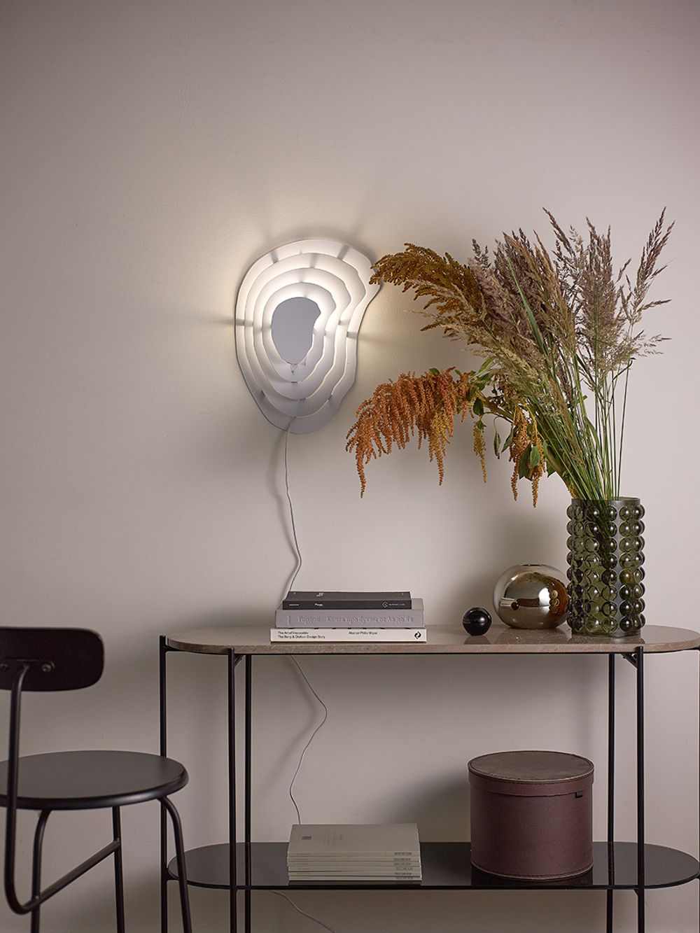 Ваза Molecule, 28 см, морские водоросли