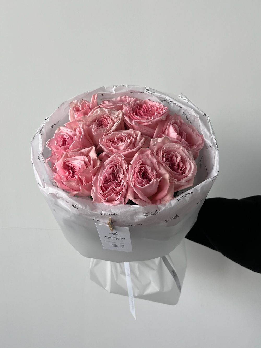 Букет из одноголовой пионовидной розы 11 шт