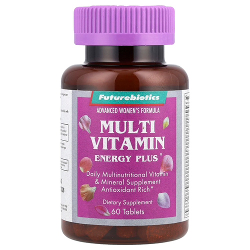 Futurebiotics, Advanced Women's Formula, мультивитамины Energy Plus, 60 таблеток