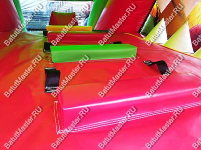 Большая надувная горка "Три дракона" 11*8*8 м