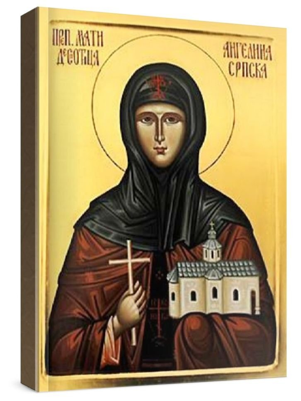 Ангелина Сербская (рукописная икона)