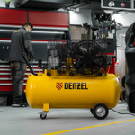 Компрессор воздушный рем. привод BCV 4000-T/200, 4,0 кВт, 200 литров, 690 л/мин Denzel