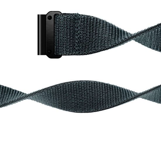 Ремешок TacFit 26 мм. для Garmin Fenix 7x / 6x / 5x / 3, Enduro 2 / Tactix 7, Tactix Delta нейлоновый быстросъемный на липучках (Серый)