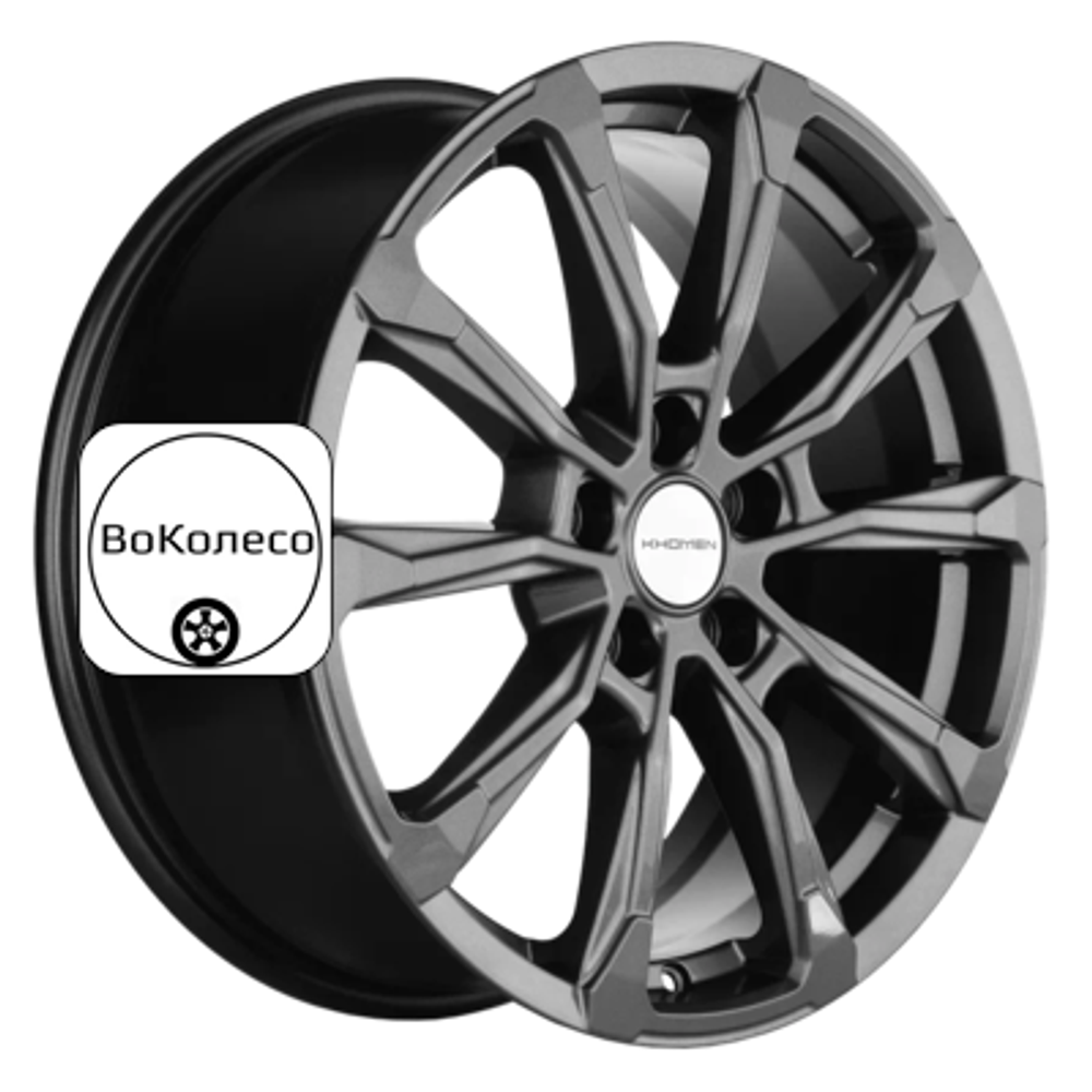 7,5x18/5x114,3 ET40 D64,1 KHW1808 (Haval F7/F7x) Gray Khomen Wheels