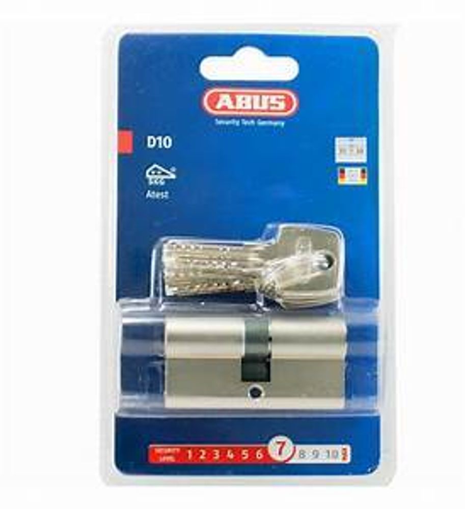 Цилиндр ABUS D10 10-30 (7) 5 ключей ЗОЛОТО кл/кл РАСПРОДАЖА