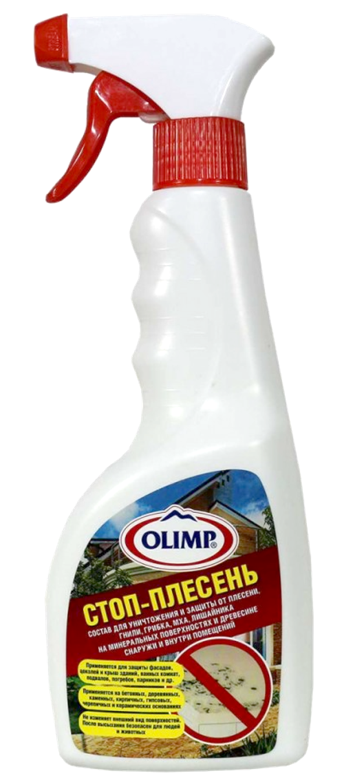 РАСПЫЛИТЕЛЬ OLIMP СТОП-ПЛЕСЕНЬ Д/УНИЧТОЖЕНИЯ ПЛЕСЕНИ 500Г