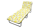 Кровать раскладная Стефания п/мягкая лист 10мм (цвет ткани разноцветный рис.лимоны (4 шт. в уп.)