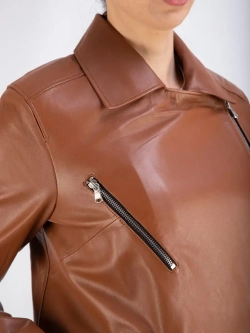 Косуха кожаная куртка женская Турция