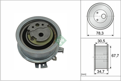 INA - 531056530-INA - Tensioner Pulley, timing belt
