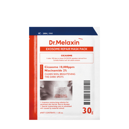 Маска тканевая для лица восстанавливающая с экзосомами Dr.Melaxin Exosome Repair Facial Mask