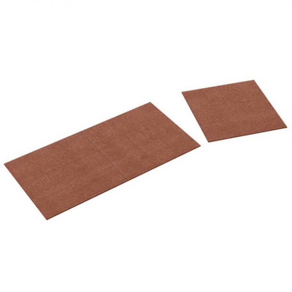 Черепица коньково-карнизная Tegola терракота микс