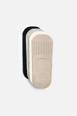 ZARA НАБОР ИЗ ЧЕТЫРЕХ ПАР КОРОТКИХ НОСКОВ, РАЗНОЦВЕТНЫЙ