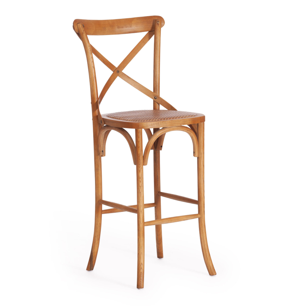 Стул CROSS BAR (mod.CE6002) дерево вяз, 49.5*52.5*117, Груша (№3)