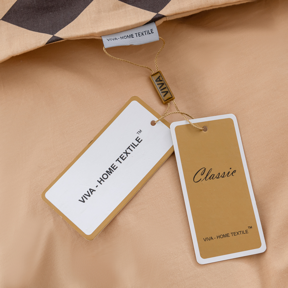 Комплект постельного белья Сатин Элитный на резинке CPLR035