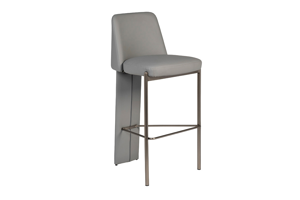 Стул Garda Decor барный серый 54,5*47*101 см