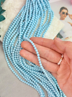 Жемчуг Premium, 4 мм, нить 40 см, Голубая керамика