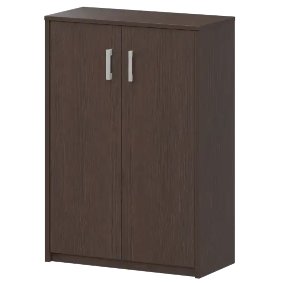 Стеллаж средний закрытый А-304/А-604 Дуб венге 770x365x1220 Арго