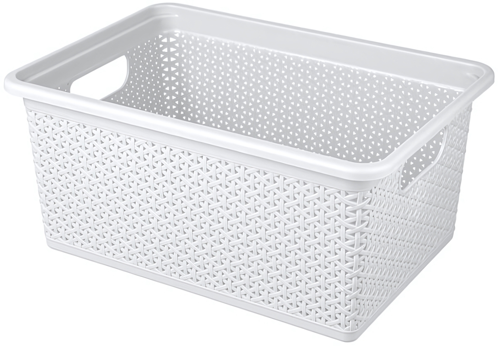 Корзина для хранения универсальная светло-серый «Wenge» 20л, 43*30*20 см