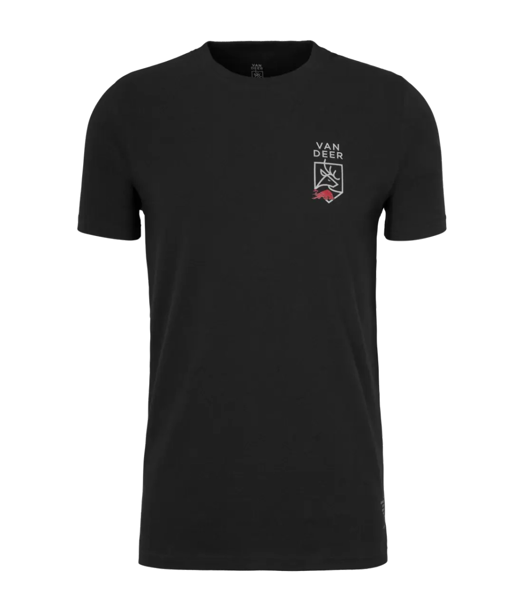 VAN DEER футболка Logo Shirt black