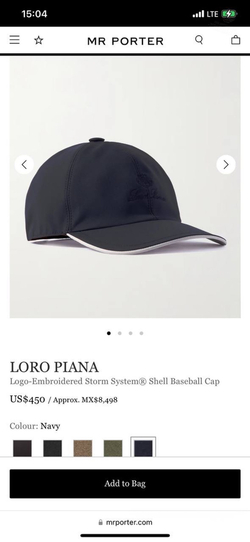 Бейсболка Loro Piana