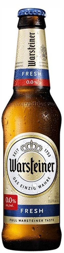 Пиво Варштайнер Фрэш / Warsteiner Fresh 0.33 - стекло