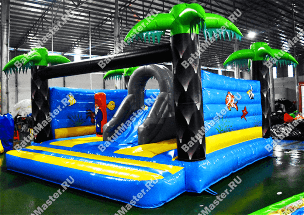 Надувной батут "Компания клоунов"